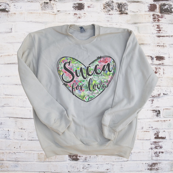 Succa for love sweatshirt