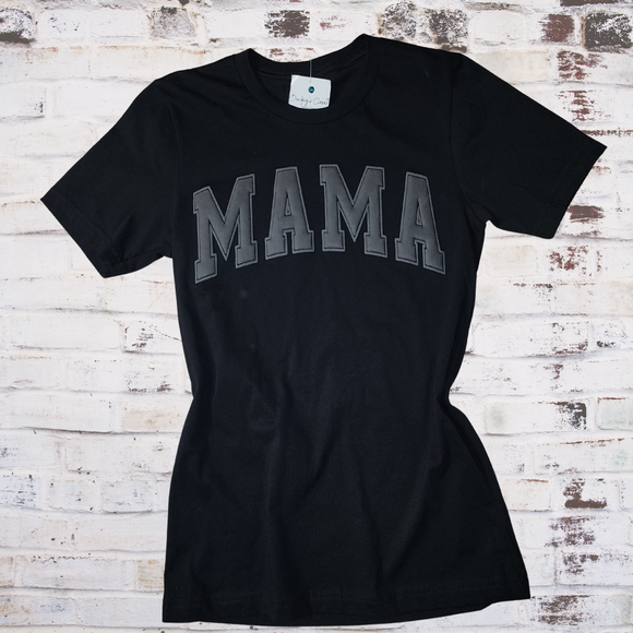 Mama puff print shirt