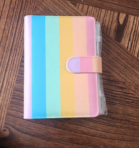 Rainbow budget binder