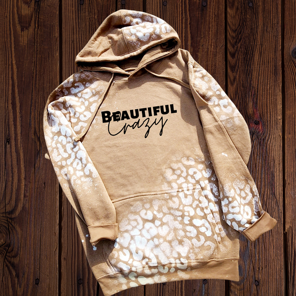 Beautiful Crazy Leopard accent hoodie